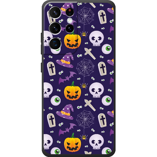 Чехол BoxFace Samsung G998 Galaxy S21 Ultra Halloween Purple Mood