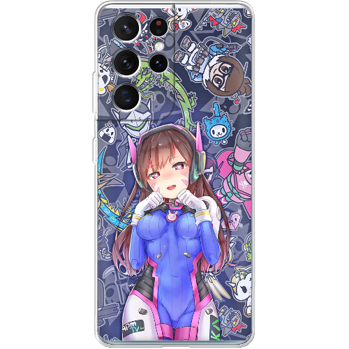 Чехол BoxFace Samsung G998 Galaxy S21 Ultra Overwatch D.VA