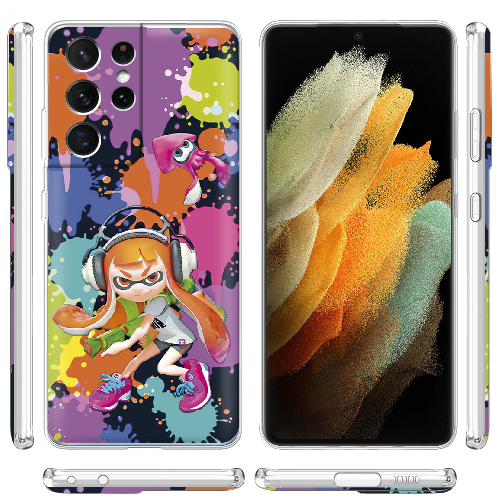 Чехол BoxFace Samsung G998 Galaxy S21 Ultra Splatoon Inklings