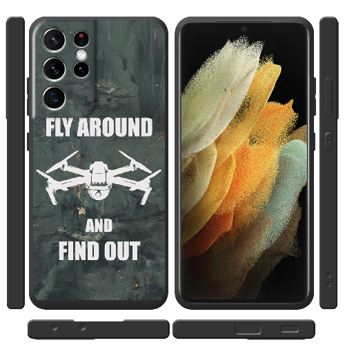 Чехол BoxFace Samsung G998 Galaxy S21 Ultra Дрон Fly Around