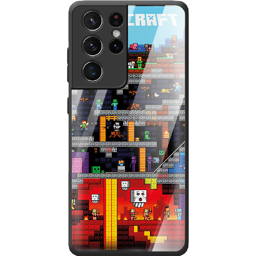 Чехол BoxFace Samsung G998 Galaxy S21 Ultra Minecraft Lode Runner