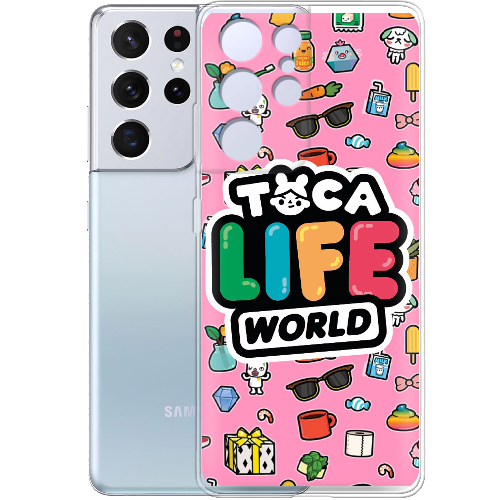 Чехол BoxFace Samsung G998 Galaxy S21 Ultra Toca Boca Life World