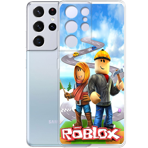 Чехол BoxFace Samsung G998 Galaxy S21 Ultra Roblox Білдерман