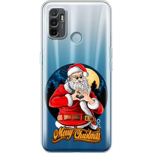 Чехол BoxFace OPPO A53 Cool Santa and heart