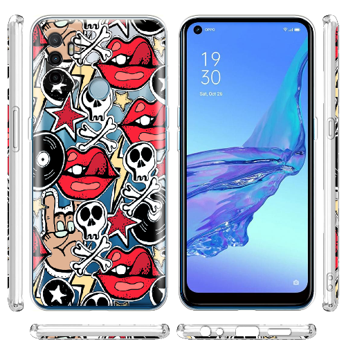 Чехол BoxFace OPPO A53 Rock Graffiti