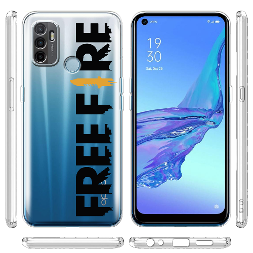 Чехол BoxFace OPPO A53 Черный Free Fire