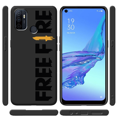 Чехол BoxFace OPPO A53 Черный Free Fire