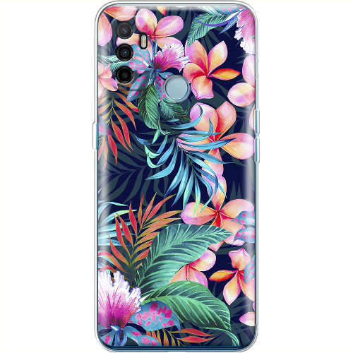 Чехол BoxFace OPPO A53 flowers in the tropics