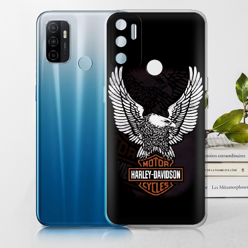 Чехол BoxFace OPPO A53 Harley Davidson and eagle