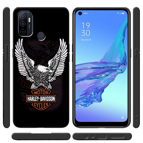 Чехол BoxFace OPPO A53 Harley Davidson and eagle