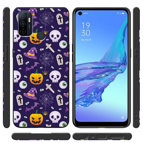 Чехол BoxFace OPPO A53 Halloween Purple Mood