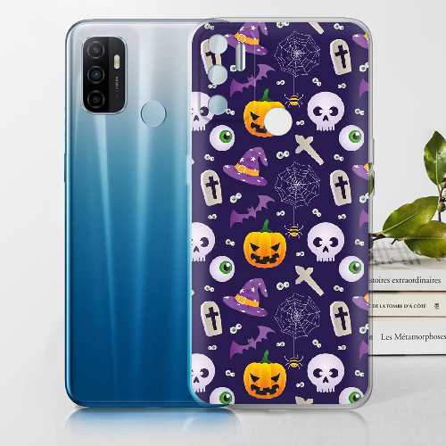 Чехол BoxFace OPPO A53 Halloween Purple Mood