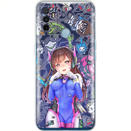 Чехол BoxFace OPPO A53 Overwatch D.VA