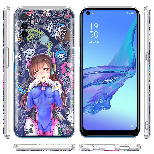 Чехол BoxFace OPPO A53 Overwatch D.VA