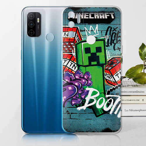 Чехол BoxFace OPPO A53 Minecraft Graffiti