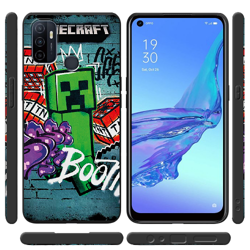 Чехол BoxFace OPPO A53 Minecraft Graffiti