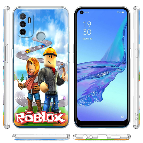 Чехол BoxFace OPPO A53 Roblox Білдерман