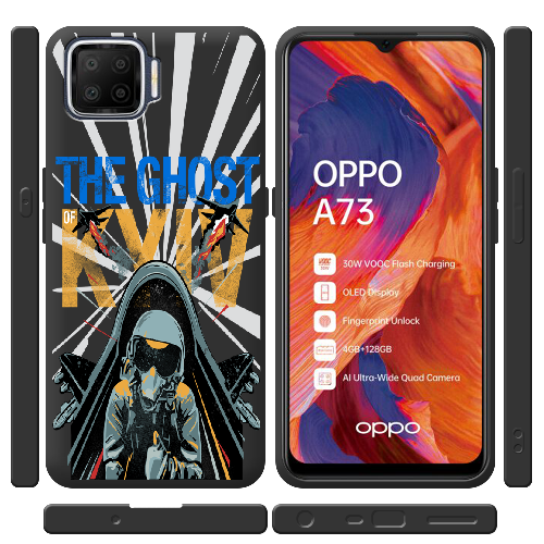 Чехол BoxFace OPPO A73 Привид Києва в дії