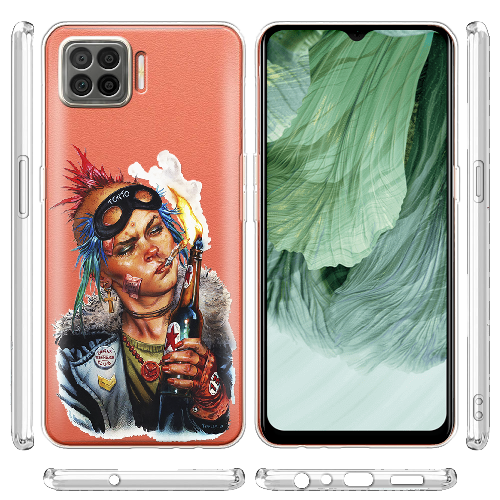 Чехол BoxFace OPPO A73 Tanker Girl