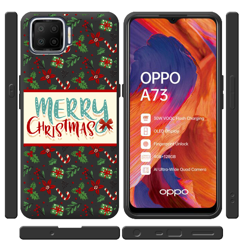 Чехол BoxFace OPPO A73 Vintage Christmas Congratulation