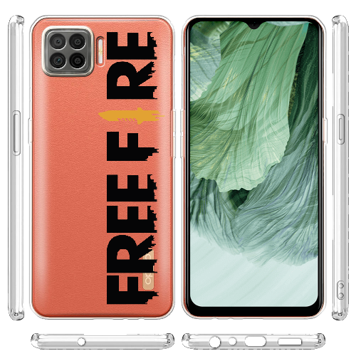 Чехол BoxFace OPPO A73 Черный Free Fire