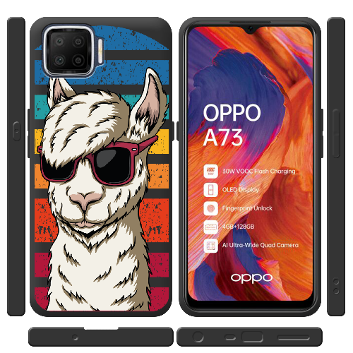 Чехол BoxFace OPPO A73 Стильна Лама