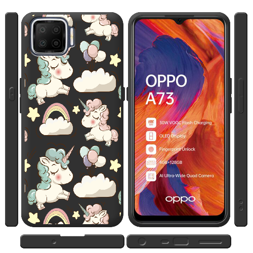 Чехол BoxFace OPPO A73 Unicorns