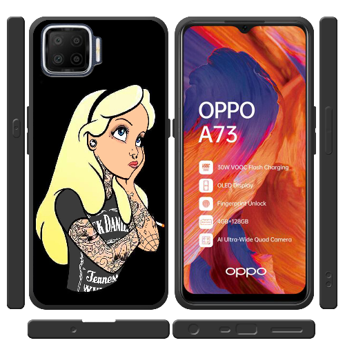 Чехол BoxFace OPPO A73 Панк Алиса из страны чудес