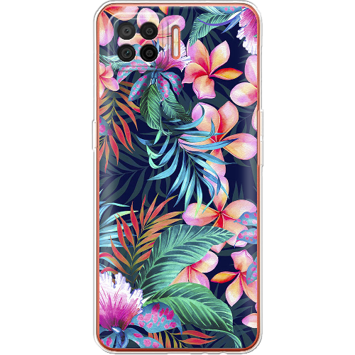 Чехол BoxFace OPPO A73 flowers in the tropics