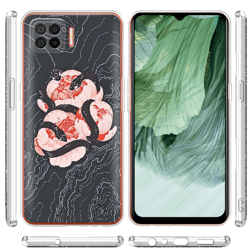 Чехол BoxFace OPPO A73 Snake Rose