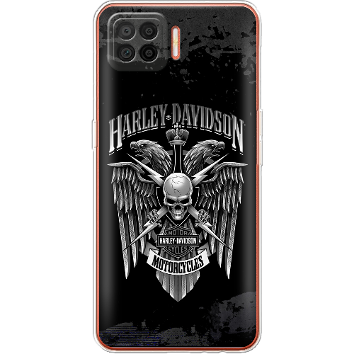 Чехол BoxFace OPPO A73 Harley Davidson skull and eagles