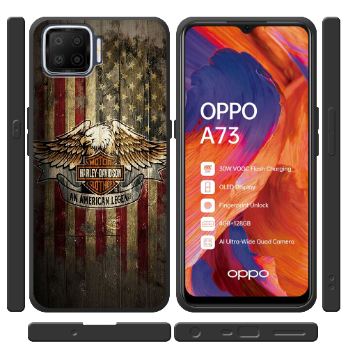 Чехол BoxFace OPPO A73 Harley Davidson An American Legend