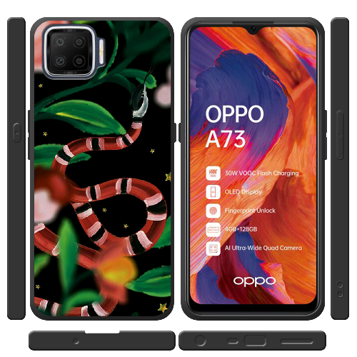 Чехол BoxFace OPPO A73 Red Snake