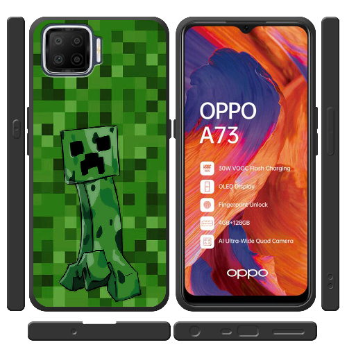 Чехол BoxFace OPPO A73 Minecraft Creeper