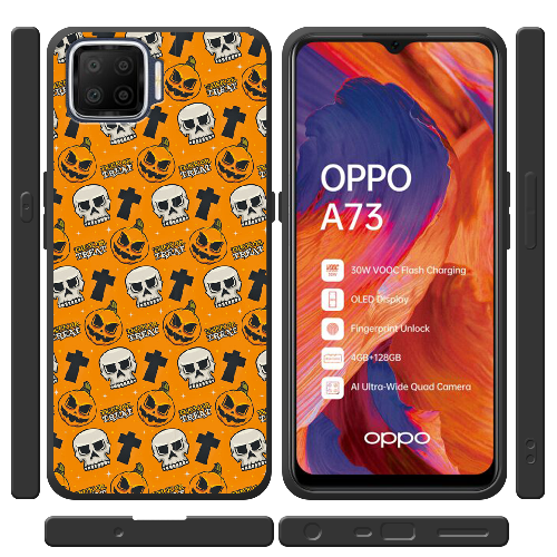 Чехол BoxFace OPPO A73 Хэллоуин Кошелек или жизнь