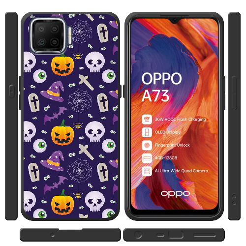 Чехол BoxFace OPPO A73 Halloween Purple Mood