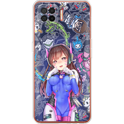 Чехол BoxFace OPPO A73 Overwatch D.VA