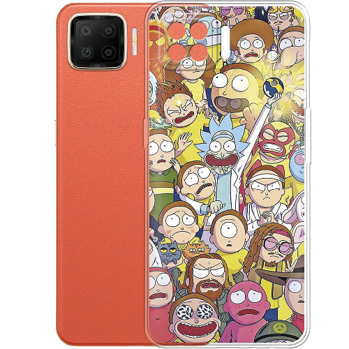 Чехол BoxFace OPPO A73 Rick and Morty все герои