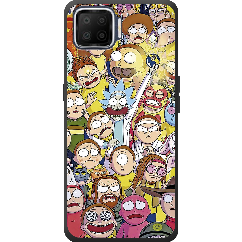 Чехол BoxFace OPPO A73 Rick and Morty все герои