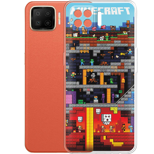 Чехол BoxFace OPPO A73 Minecraft Lode Runner