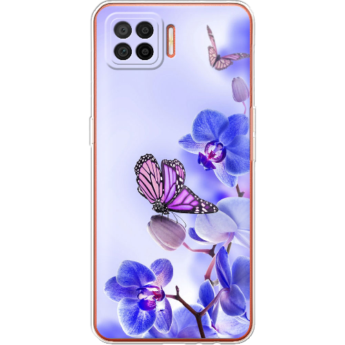 Чехол BoxFace OPPO A73 Orchids and Butterflies