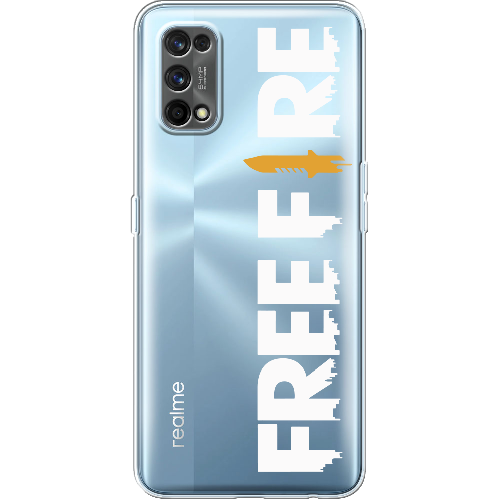 Чехол BoxFace Realme 7 Pro Белый Free Fire