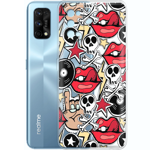 Чехол BoxFace Realme 7 Pro Rock Graffiti