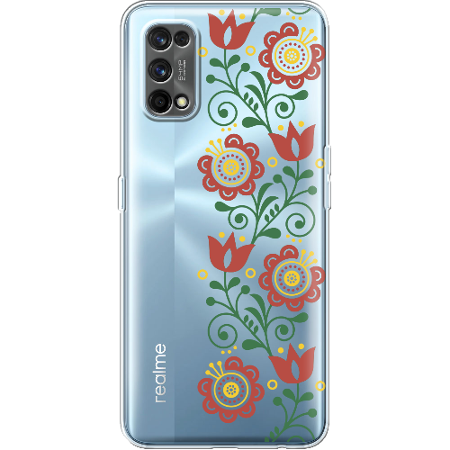 Чехол BoxFace Realme 7 Pro Ethno Flower