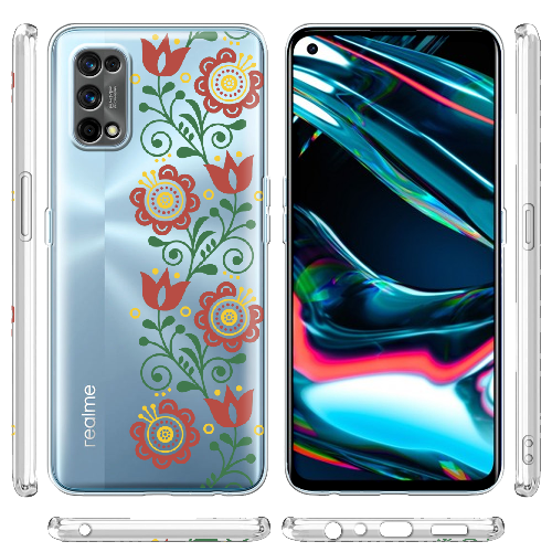 Чехол BoxFace Realme 7 Pro Ethno Flower