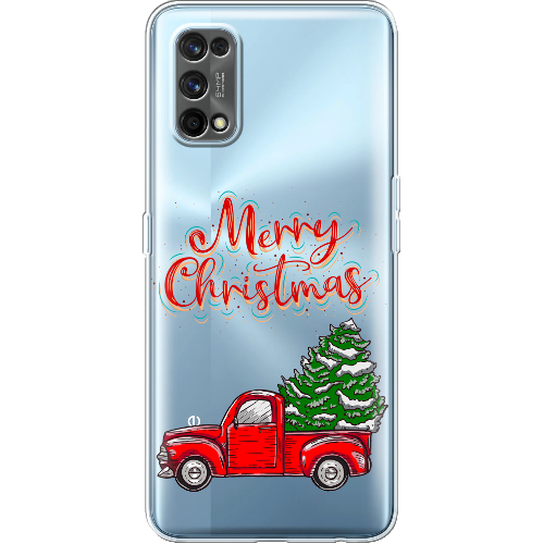 Чехол BoxFace Realme 7 Pro Holiday Car Merry Christmas