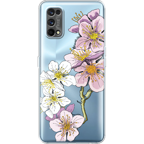 Чехол BoxFace Realme 7 Pro Cherry Blossom