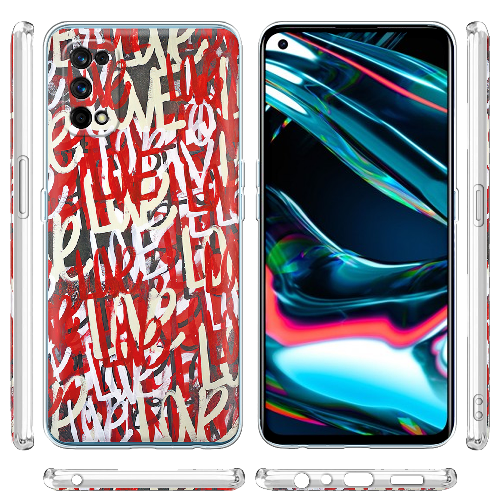 Чехол BoxFace Realme 7 Pro Love Graffiti