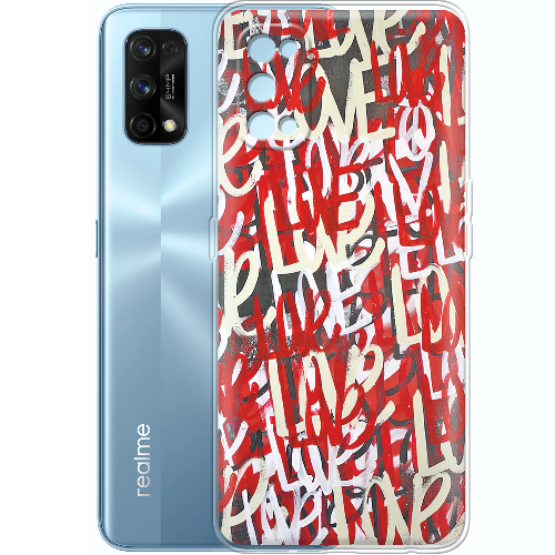 Чехол BoxFace Realme 7 Pro Love Graffiti