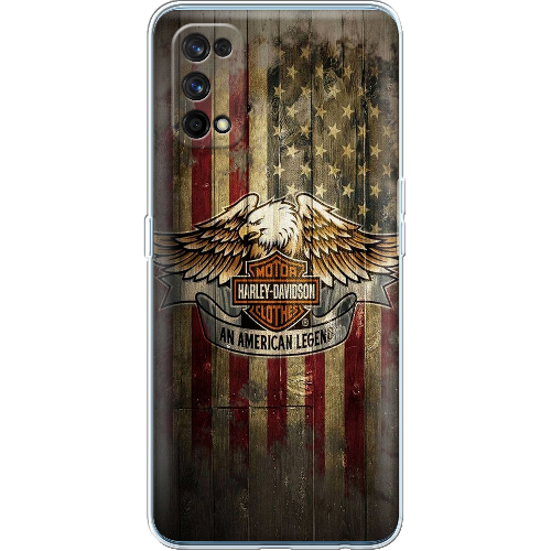 Чехол BoxFace Realme 7 Pro Harley Davidson An American Legend